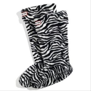 Hunter Zebra Welly Socks